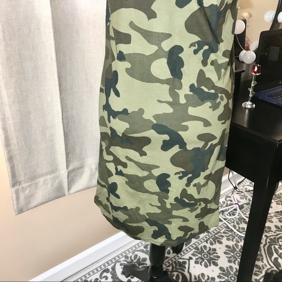 Camouflage Midi Dress Women’s Small NWT - Picture 5 of 13